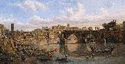 Gaspar Van Wittel View of the River Tiber with the Ponte Rotto and the Aventine Hill France oil painting artist